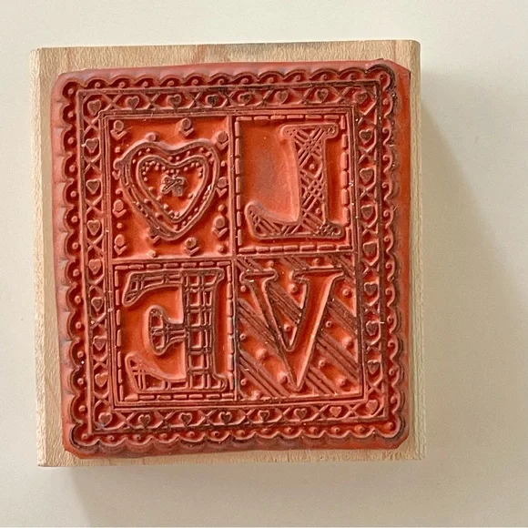 Mary Engelbreit Ink Stamps (3) and LOVE Ink Stamp - Picture 15 of 15